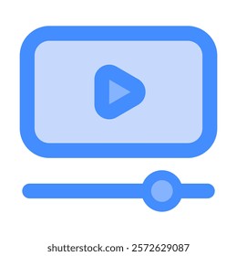 Play icon vector illustration style