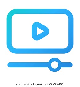 Play icon vector illustration style