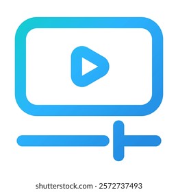 Play icon vector illustration style