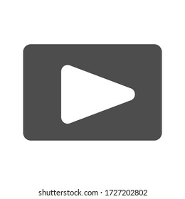 play icon vector. perfect for multimedia player interface button and any purposes