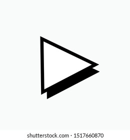 Play Icon - Vector, Sign and Symbol for Design, Presentation, Website or Apps Elements. 