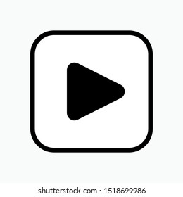 Play Icon - Vector, Sign and Symbol for Design, Presentation, Website or Apps Elements. 