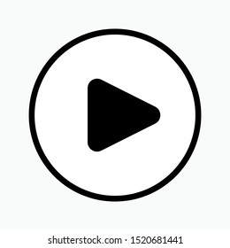 Play Icon - Vector, Sign and Symbol for Design, Presentation, Website or Apps Elements. 