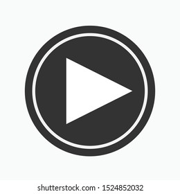Play Icon - Vector, Sign and Symbol for Design, Presentation, Website or Apps Elements. 