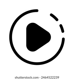 Play Icon Vector Symbol Design Illustration