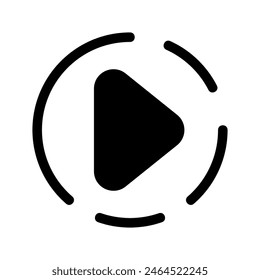 Symbol abspielen Vektorgrafik Symbol Design Illustration