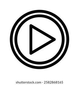 Play Icon Vector Symbol Design Illustration