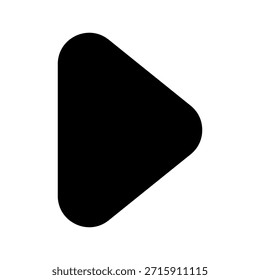 Symbol abspielen, Vektorsymbol-Entwurfsgrafik