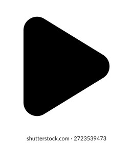 Symbol abspielen, Vektorsymbol-Entwurfsgrafik