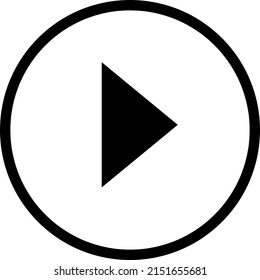 Play icon, Play icon vector, in trendy flat style isolated on white background..eps