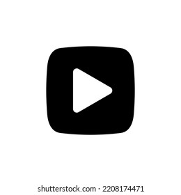 Play Icon vector for web and mobile app. Play button sign and symbol