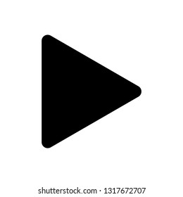 play icon. Video play symbol. Vector icon for website design, app. 