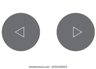 Play Icons set. Play button sign and symbol