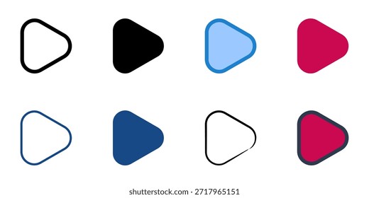 Los iconos de juego establecen una colección de estilo múltiple. Trazo editable 
