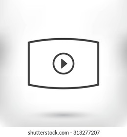 play icons vector