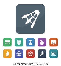 Play icons. vector collection filled play icons such as horse chess, magic wand, vinyl player, casino chip, football, cinema hall, bowling, sport mask, basketball, king chess