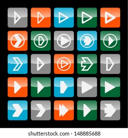 Play icons for web