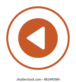 Play  icon,vector.  Flat design.
