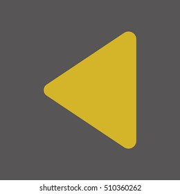 Play  icon,vector.  Flat design.