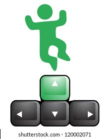 Play jump key