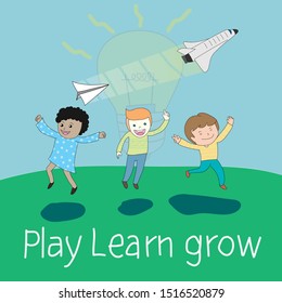 Play Learn and Grow Together Images, Stock Photos & Vectors | Shutterstock