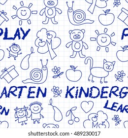 Play Learn and grow together Vector image
