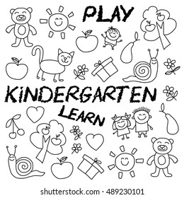 Play Learn and grow together Vector image