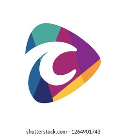Play Letter C Logo