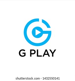 play letter G logo design