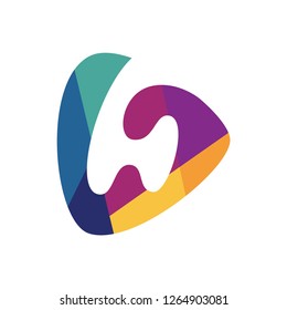 Play Letter H Logo