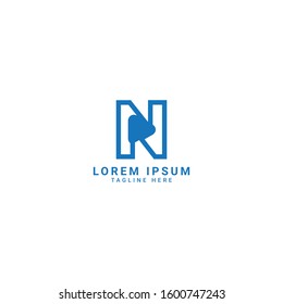 Play Letter N Logo Icon, music, audio and movie icon design concept.