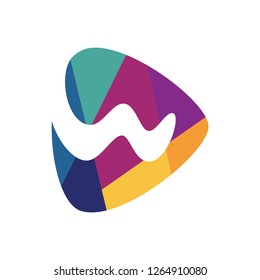 Play Letter W Logo
