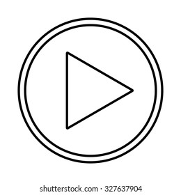 Play line icon