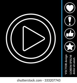 Play line icon