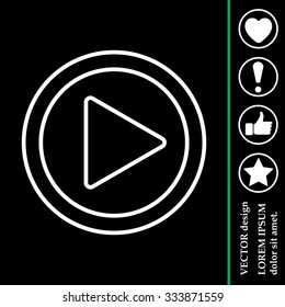 Play line icon