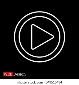 Play line icon