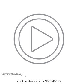 Play line icon