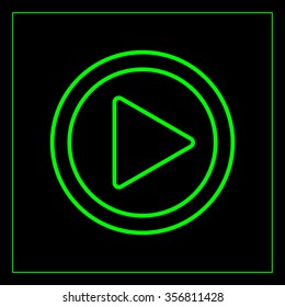 Play line icon