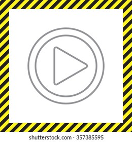 Play line icon
