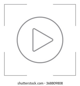 Play line icon