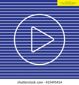 Play line icon