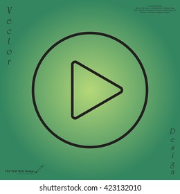 Play line icon
