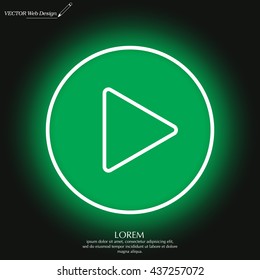 Play line icon