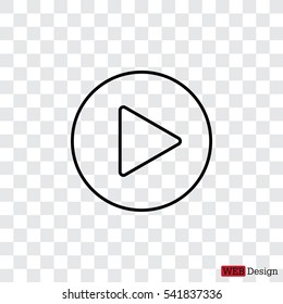 Play line icon