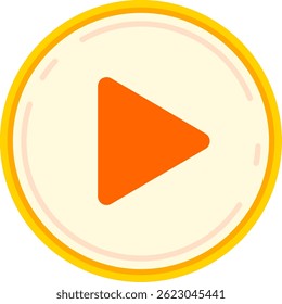 Play Line vector Icon Design