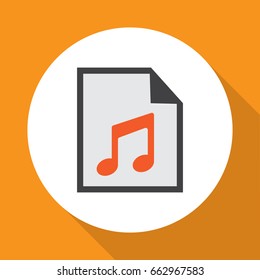 Play List Flat Icon Symbol. Premium Quality Isolated Media Element In Trendy Style.