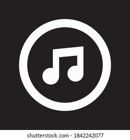 Icono de lista de reproducción y botón de música. Botón de interfaz de reproductor multimedia perfecto.