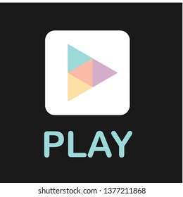 play logo design