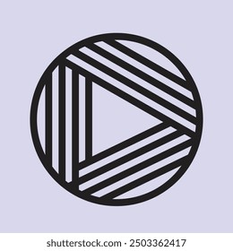 play Logo Design Template Element