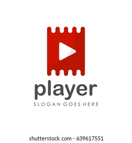 Play logo design vector